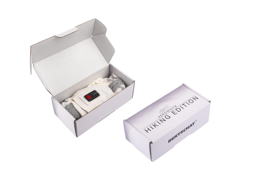 Fűthető Zokni – Aerowhite | Sport Edition – USB | Vékony és Tartós