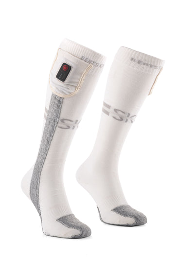 Fűthető Zokni – Aerowhite | Téli Sport Edition – USB | Vékony és Tartós
